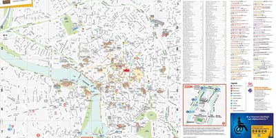 Toulouse, স্মৃতিস্তম্ভ মানচিত্র