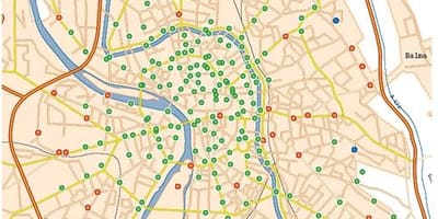 Map of Toulouse সাইকেল